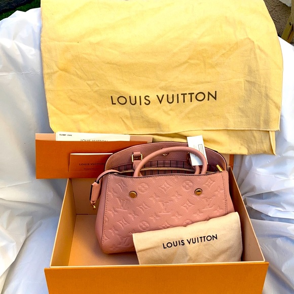 Louis Vuitton Yellow Monogram Empreinte Montaigne Bb